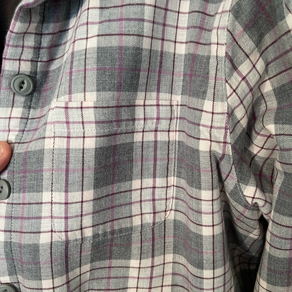 LL Bean Flannel Line Shirt Jacket Small - Picture 3 of 4